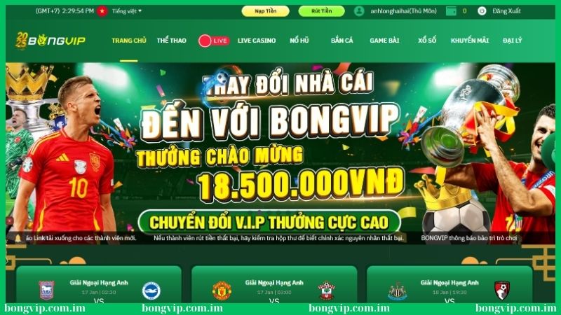 Rút tiền Bongvip - Hướng dẫn các bước giao dịch siêu dễ 1 Rút tiền Bongvip siêu dễ tại nền tảng nhà cái cực hot